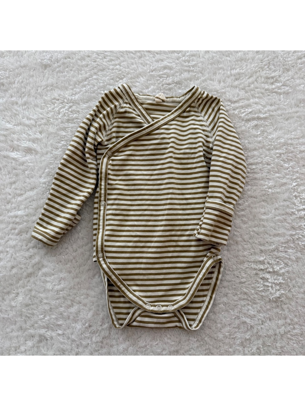 3-6m Quincy Mae Wrap Onesie